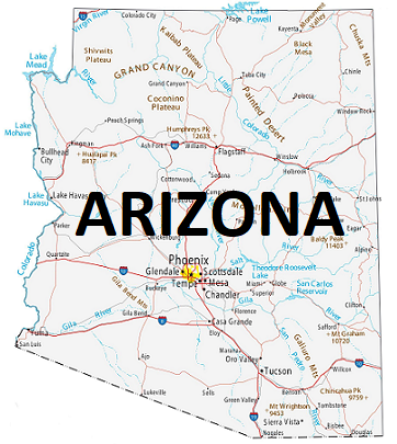 Map of Arizona